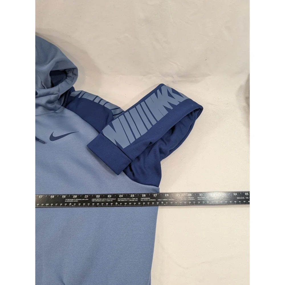 NIKE MEN'S‎ THERMA HOODIE PULLOVER DRI FIT TRAINING SWEATSHIRT, BLUE, SIZE 2XL